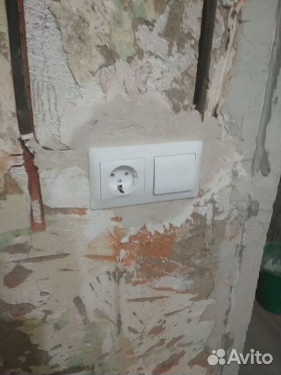 Электрик.Услуги электрика.Вызов на дом.Штробление