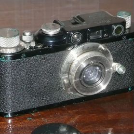 Leica II черная. Leitz Elmar 1.35 F50