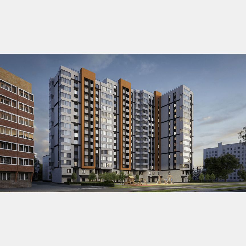 1-к. квартира, 37,8 м², 14/17 эт.