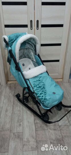 Детские санки коляска Nika Kids 7-5к