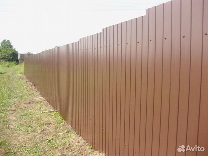 Заборы из профнастила