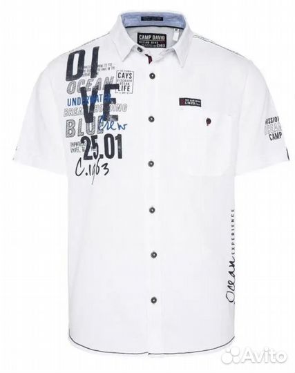 Рубашка camp david XXL, 3XL