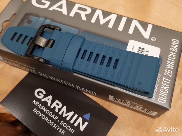 Ремешок силикон ориг Garmin QuickFit 26mm lakeside