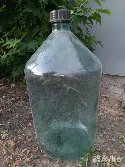 Бутыль 20литров стеклянная