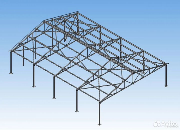 Каркас ангара