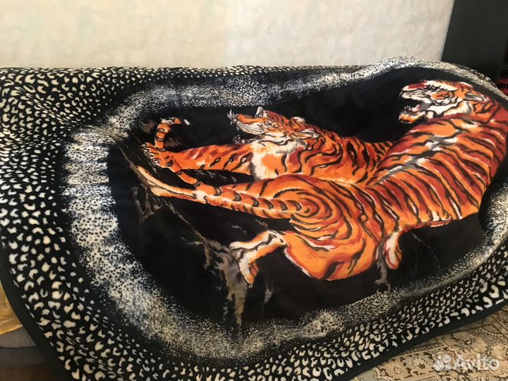 Плед с тигром