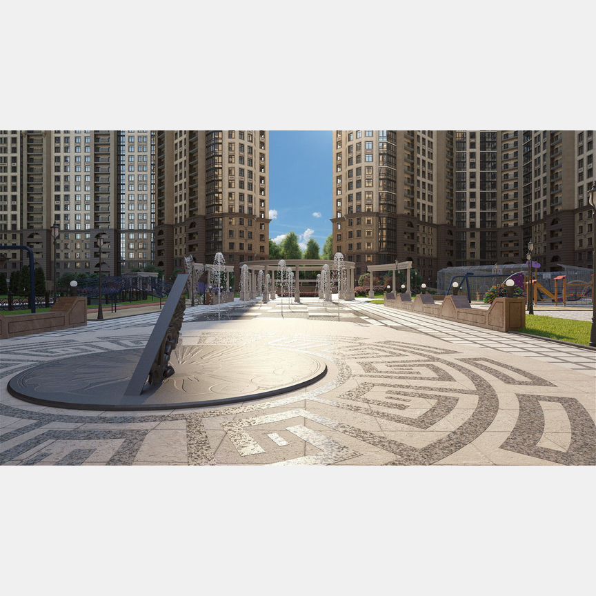 2-к. квартира, 74,6 м², 2/23 эт.