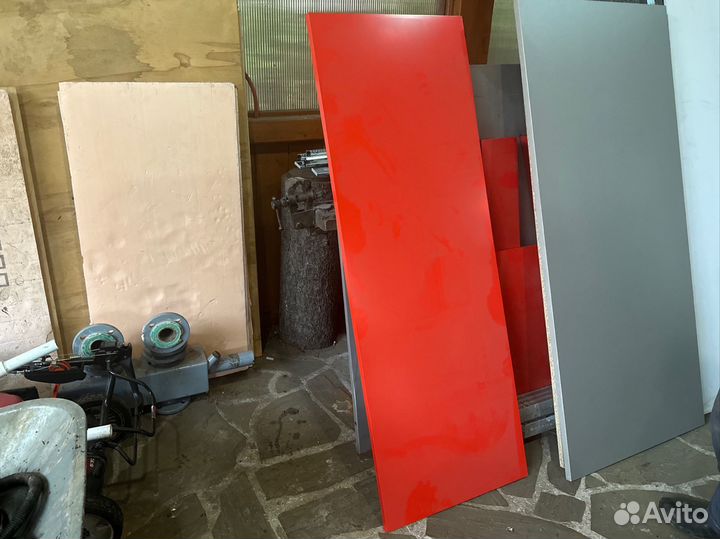 Панель красная металлическая Honda Хонда