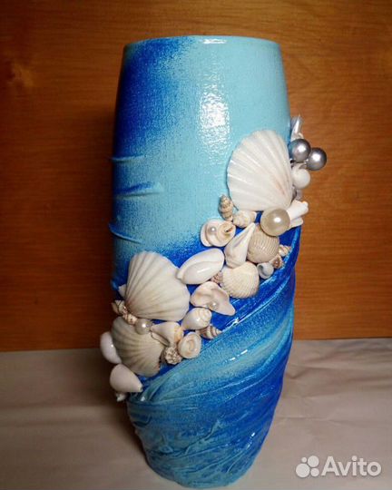 Вазы, бутылки, копилки ручной работы