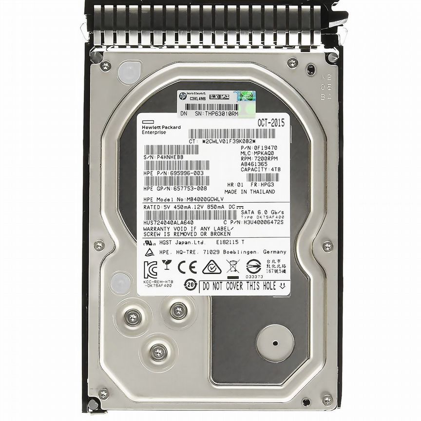 [MB4000GCWLV] Жесткий Диск Hp 4tb Sata3 3.5" Mb4000gcwlv