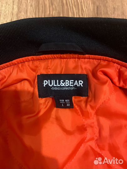 Бомбер Pull and bear мужской