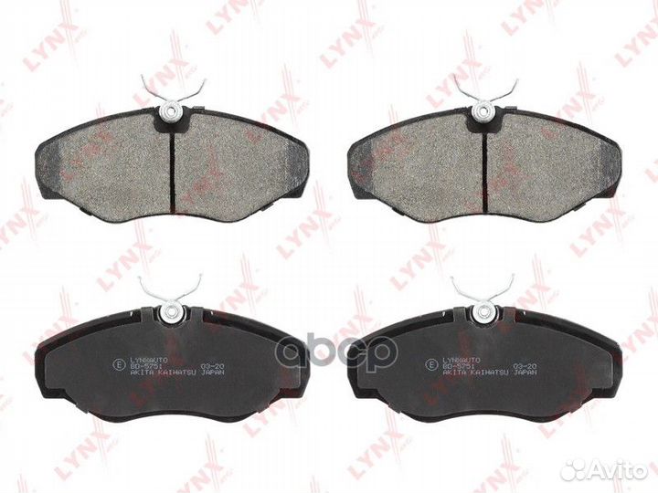 Колодки тормозные дисковые перед BD5751 LYN