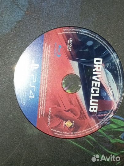 Диски для ps4, диск drive club