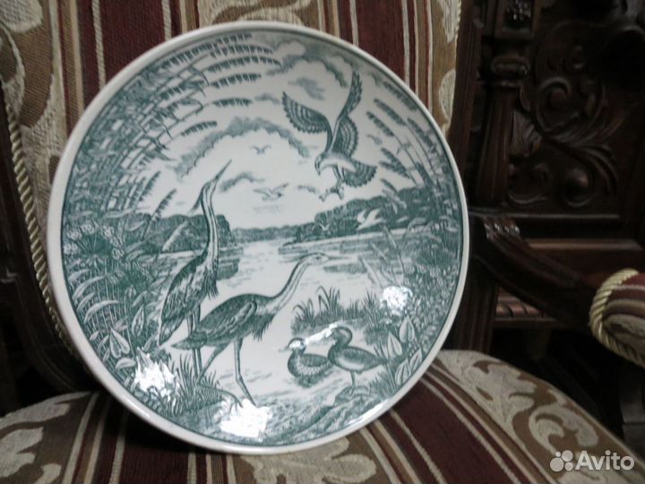 Настенная тарелка СССР, РСФСР, Васильки