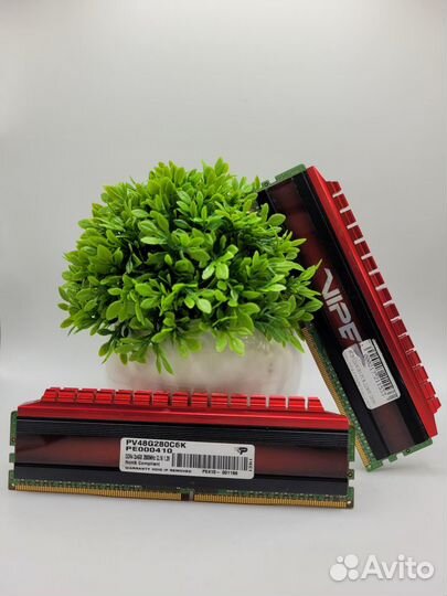 Оперативная память DDR4 8gb 2x4 2800 mhz Patriot