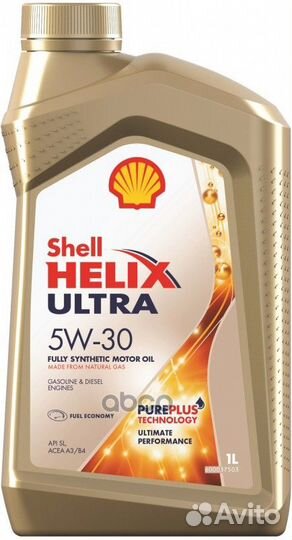 Shell 5W30 (1L) Helix Ultra масло моторноесинт