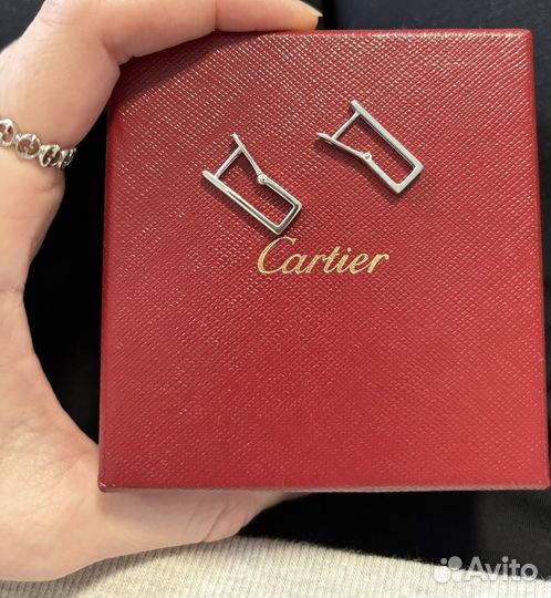 Серьги золотые(белое,585)