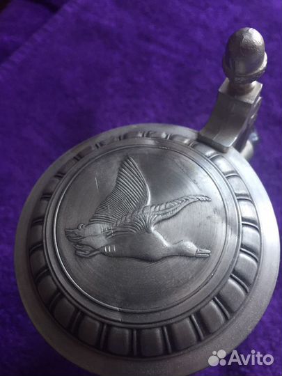 Кружка пивная с крышкой. Гкрмания