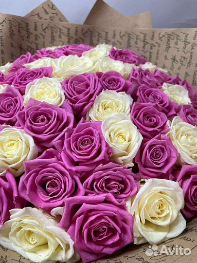 Цветы букеты розы