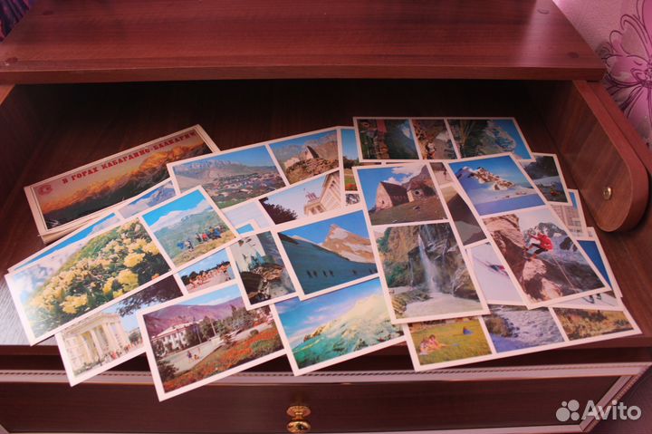 Панорамные и почтовые открытки 1973-1991 Крым