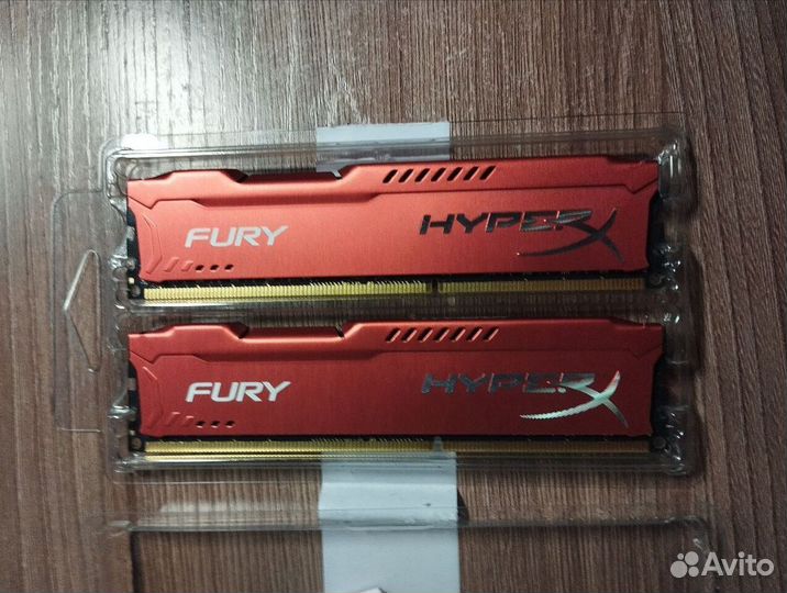 Оперативная память Kingston HyperX fury Red Series