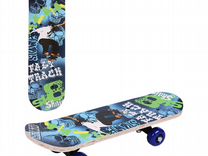 Скейтборд Наша Игрушка деревянный 43х13 см, PVC ко