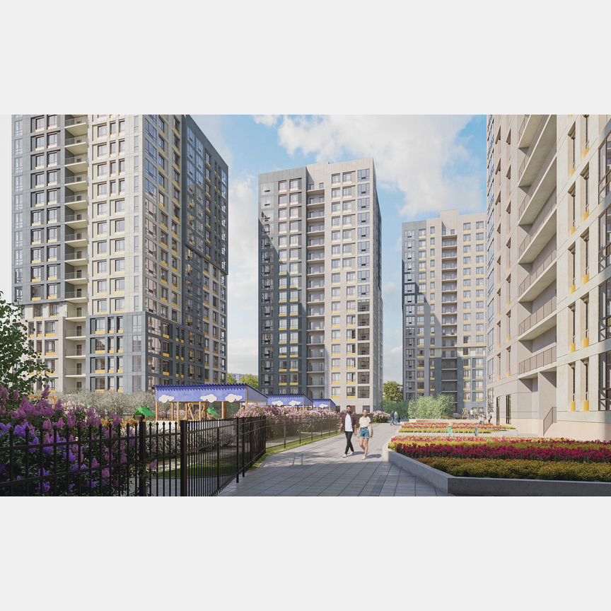 2-к. квартира, 62,1 м², 16/18 эт.