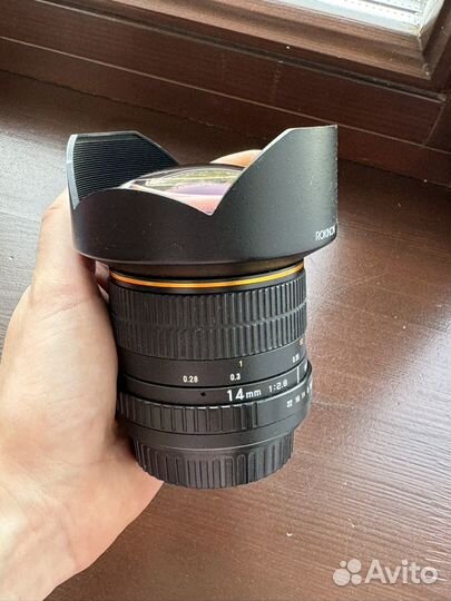 Samyang 14mm f2.8 Canon EOS MF