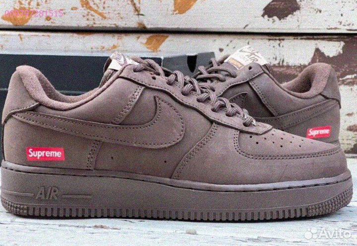 Кроссовки Nike Air Force x Supreme (Арт.99036)