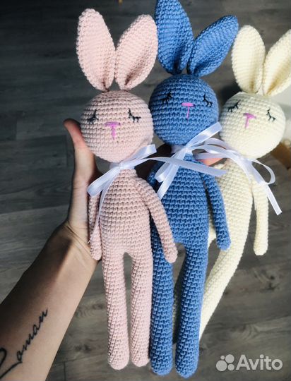 Вязанный заяц/кролик