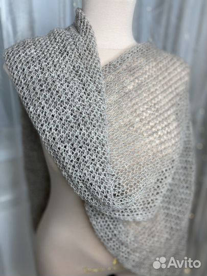 Палантин ручной работы