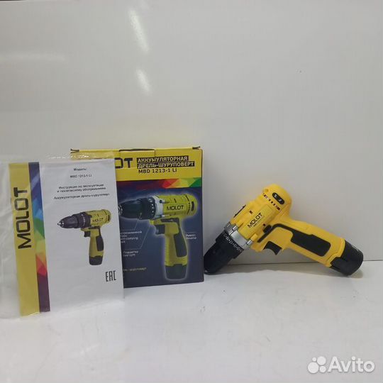 Дрель-шуруповерт Molot MBD 1213-1 (Рассрочка / дд2