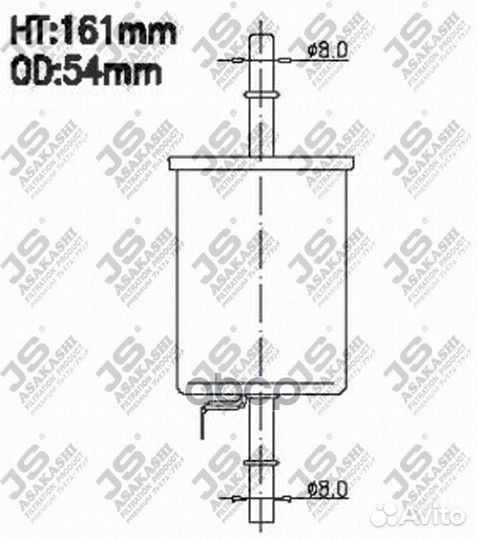 Фильтр топливный FS9644 JS Asakashi