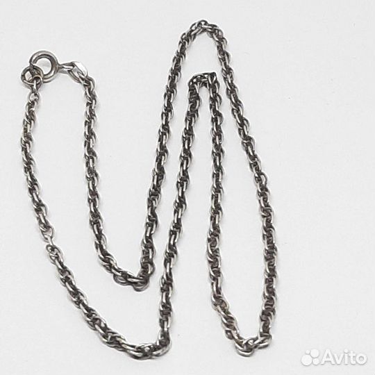 Серебряная цепь 875 проба 40 см