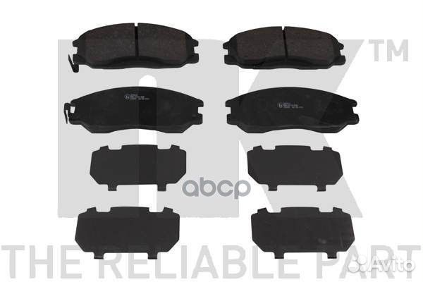 Колодки тормозные дисковые 223414 Nk