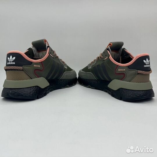 Кроссовки Adidas Nite Jogger Greey Grey Orange