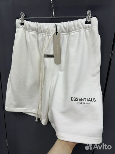 Хлопковые шорты Essentials Fear of God (оверсайз)