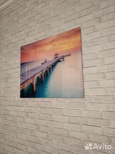 Картины на стекле (Кораблики)