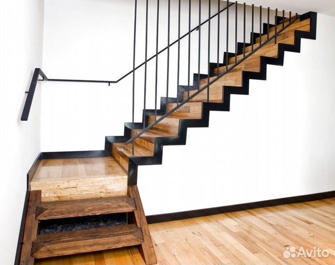 Облицовка бетонных лестниц