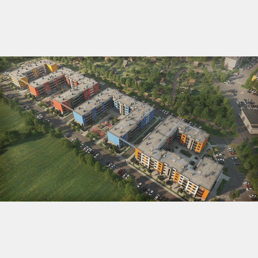 1-к. квартира, 42,4 м², 4/4 эт.