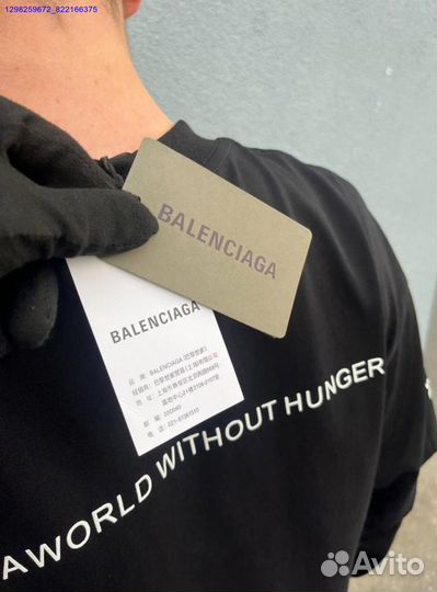 Лонгслив Balenciaga чёрный (Арт.65306)