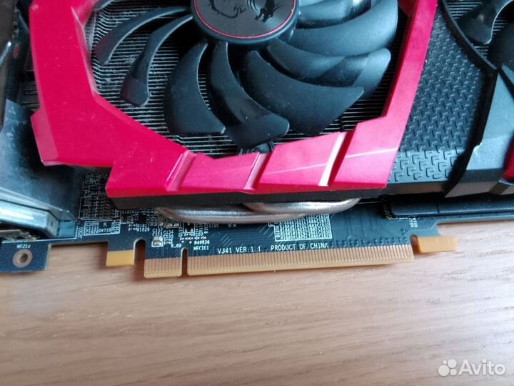 Видеокарта MSI Radeon RX480 gaming 8GB