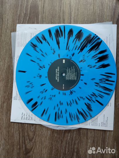 Motley Crue Girls Girls Girls LP Splatter vinyl