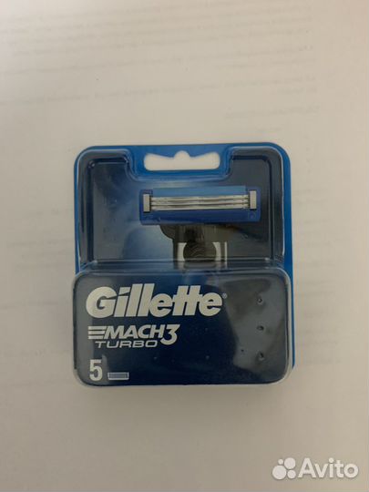 Кассеты лезвия gillette mach 3 турбо