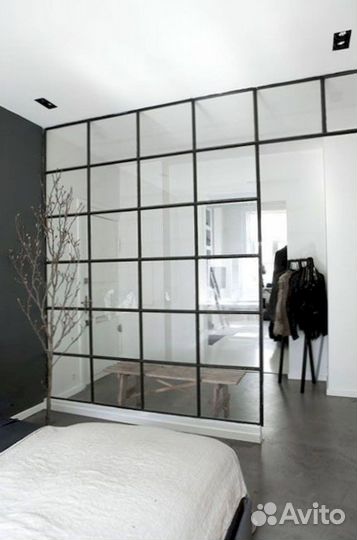 Межкомнатные перегородки стеклянные