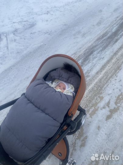 Зимний конверт в коляску
