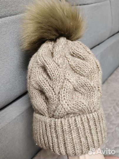 Шапка головной убор вязанная