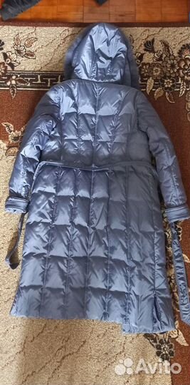 Пальто женское зимнее б/у, размер 50 52