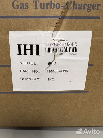 Турбина 6HK1 / 114400-4380