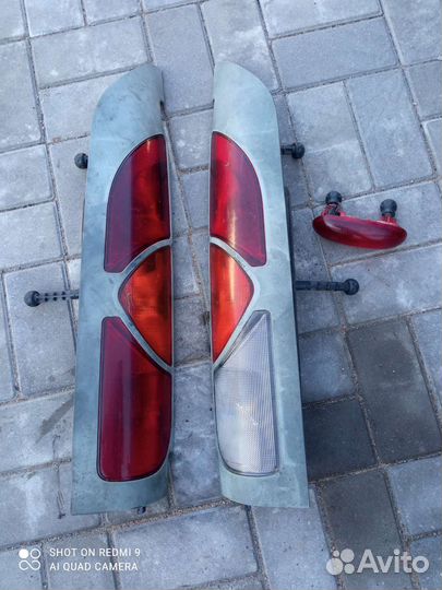 Фонари заднии от Рено канго